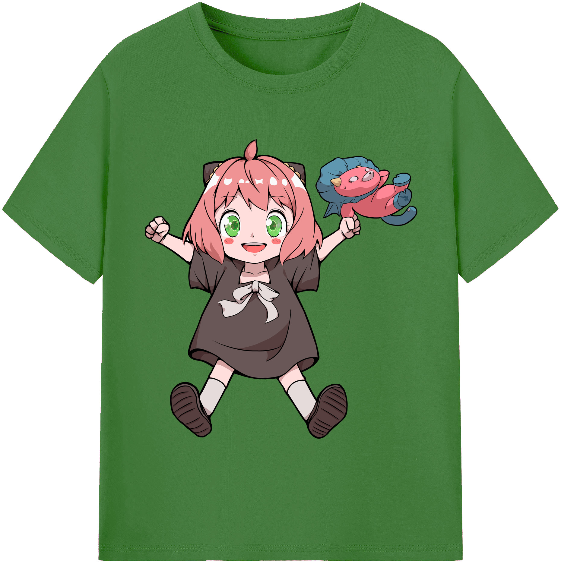 （画像用） SPY×FAMILY间谍家家酒 レディースカジュアルプリントTシャツ（綿100％）